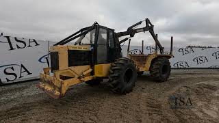 43608  Gafner Shortwood Skidder Will Be Sold At Auction [upl. by Eanej]