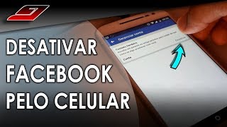 Como DESATIVAR o FACEBOOK PELO CELULAR  Guajenet [upl. by Toby422]