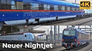 ÖBB Nightjet der neuen Generation am Wien Hbf gesichtet [upl. by Kreitman]