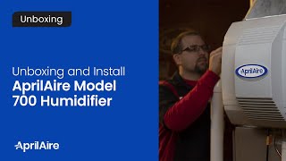 Unboxing amp Install  AprilAire Model 700 Humidifier [upl. by Aznerol]