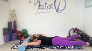 Pilates  Swan Dive variation with Foam Roller [upl. by Introc]