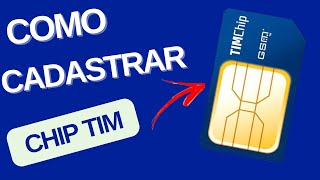 Como cadastrar chip Tim [upl. by Ahsekel]