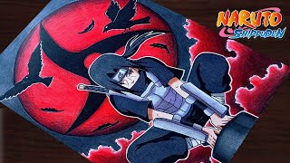 How to DrawquotUchiha itachiquotstep by step Tutorial for beginners NarutoShippuden [upl. by Julius566]