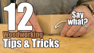 12 Woodworking Tips and Tricks for Beginners [upl. by Yerga]