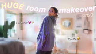 the ULTIMATE room makeovertransformation 2023 tiktok amp pinterest inspired [upl. by Ase902]