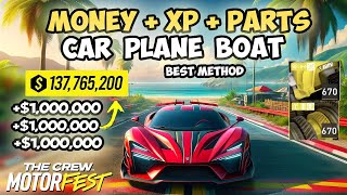 ULTIMATE FARM LEGENDARY PARTS  MONEY  XP  ALL VEHICLES  THE CREW MOTORFEST 99999999 Bucks [upl. by Ancel194]