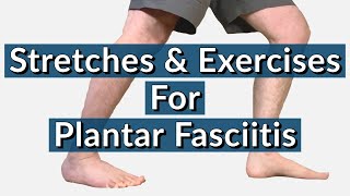 Plantar Fasciitis  3 of the best exercises and stretches for Plantar Heel Pain  MSK Physiotherapy [upl. by Uyerta]