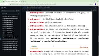 Lập trình android 1 các widget cơ bản trong android textView [upl. by Yseulte]