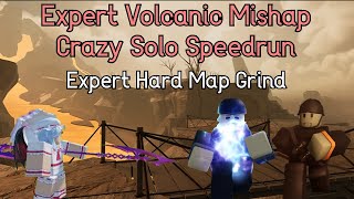 TDX  Crazy Expert Speedrun on Volcanic Mishap [upl. by Atiekahs171]