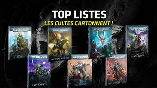 40K  TOP LISTES  LES CULTES CARTONNENT [upl. by Ineslta]