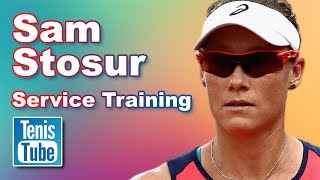 Samantha Stosur Serve Training [upl. by Aicella]