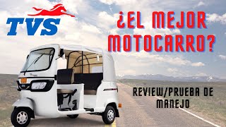 ¿El mejor motocarro NUEVO TVS King DURAMAX 225cc ReviewPrueba de Manejo [upl. by Areik519]