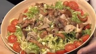 RECETA DE ENSALADA DE SETAS  COCINA ANDALUSI [upl. by Yeliah964]