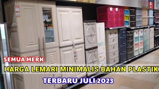 REVIEW HARGA LEMARI MINIMALIS BAHAN PLASTIK TERBARU JULI 2023 [upl. by Loralee]