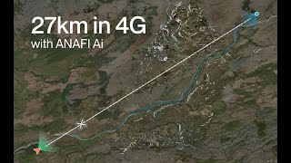 ANAFI Ai  27km in 4G [upl. by Frodine]