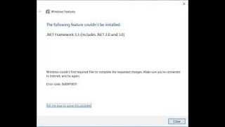 Correzione codice di errore 0x800F081F durante l’installazione di NET Framework [upl. by Sim]