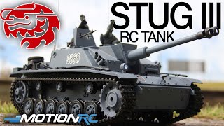 Heng Long StuG III Ausf G 116 Scale RC Tank  Motion RC [upl. by Akcira]