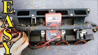 How to Check Fuel Injector Resistance with a Multimeter [upl. by Bourke]