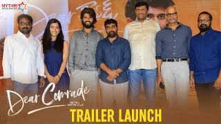 Dear Comrade Trailer Launch  Vijay Deverakonda  Rashmika  Bharat Kamma  Justin Prabhakaran [upl. by Anifur509]