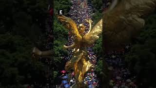 Desfile marchas protestas hoy 20 de noviembre en CDMX aquí vías alternas [upl. by Yenruoj]