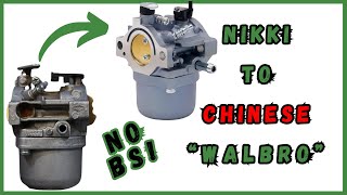 Eliminate Flooding Problems Replace Nikki Carburetor with Walbro [upl. by Floris]