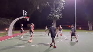 Michael Longenecker and Uncle Hungry 4v4 basketball Palm Coast Florida full game [upl. by Pirzada]