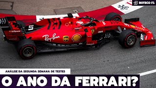 A FORTE prétemporada da FERRARI  Análise da SEGUNDA SEMANA de TESTES da F1™ 🏎🔍👀 [upl. by Pacien]