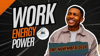 The Easy Way to Ace DBE Physics Without Struggle  November 2022  Work Energy amp Power [upl. by Enirahtak162]