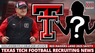 Texas Tech Football News Red Raiders Land 2025 Commit  2024 Ranking Update College Football [upl. by Jegar]