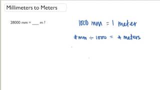 Millimeters to Meters [upl. by Brett]