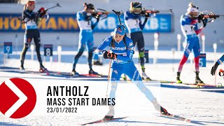 MASS START DAMES  ANTHOLZ 2022 [upl. by Yci]