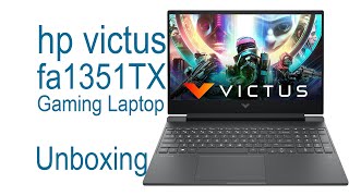 hp victus 15fa1351TX Gaming Laptop unboxing [upl. by Eedeed871]