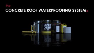 Concrete roof waterproofing System based on HYPERDESMO® [upl. by Hsejar]