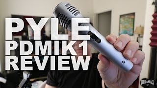 PylePro PDMIK1 Dynamic Mic Review  Test [upl. by Erasme]