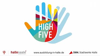 Halle Saale „High Five“ für eine erfolgreiche Ausbildung bei der Stadt und den Stadtwerken [upl. by Bradeord]