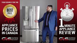 LG LRFXS2503S Refrigerator Review  One Minute Info [upl. by Moshell]