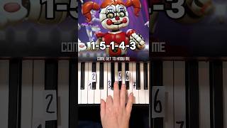 Join us for a Bite FNAF Piano Tutorial shorts [upl. by Dareen]