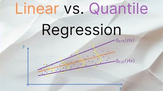 Linear vs Quantile Regression [upl. by Oirretna]