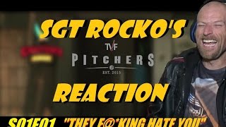 TVF PITCHERS Season 1 Episode 1  ReactionReview with Sgt Rocko [upl. by Huesman265]