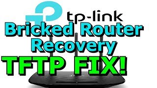 TP Link Router Recovery From Bricked TFTP Method WR940N No Serial Connection Required Works on Most [upl. by Conney805]