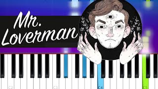 Ricky Montgomery  Mr Loverman Piano tutorial [upl. by Malanie]