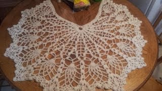 Pineapple Shawl Tutorial Part 1 Crochet Stitches [upl. by Anirac]