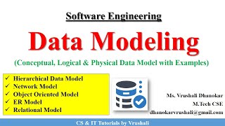 SE 20  Data Modeling Types amp Techniques with Examples [upl. by Mendelsohn]