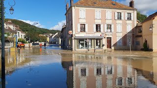 Inondation Yvelines vallée de Chevreuse Saint Rémy les Chevreuse LYvette a débordé 10 octobre 2024 [upl. by Aihsekal332]