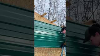 Rural Alaska  Finishing the Shed diyalaskaspring alaskathebeautifulcabin constructionhomesite [upl. by Tade]