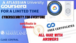 Cybersecurity for EveryoneWeek16 All Quiz with Answersfreecertificate courseraanswers learn [upl. by Uchish]