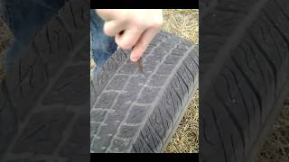 How to Remove a Nail from a Tire shorts [upl. by Haizek]