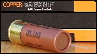 Copper Matrix Frangible Slugs  Destroys Everything [upl. by Reilamag416]