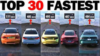 Top 30 Fastest BMW Cars  Forza Horizon 5 2023 [upl. by Notyarb]