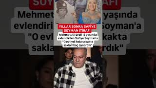 MEHMET ALİ ERBİL YILLAR SONRA SAFİYE SOYMAN İTİRAFI EVLENDİKTEN SONRA OYNAMAYA GELİRDİAYNI MAHALLE [upl. by Netsreik]